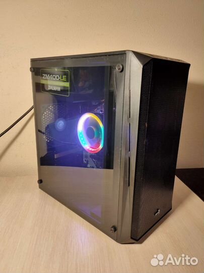 Пк для работы и игрушек. Ryzen 2200G, 16gb озу,SSD