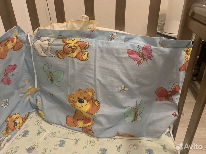 Бортики на кроватку