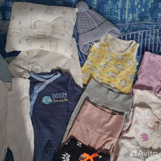 Пакет вещей для девочки и мальчика 0-6