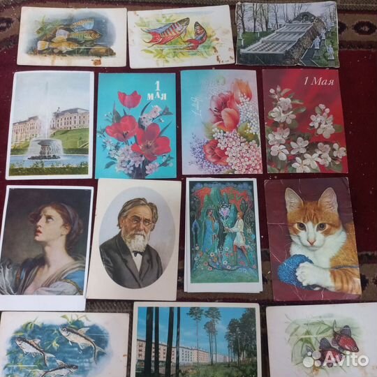 Открытки советские СССР почтовые карточки