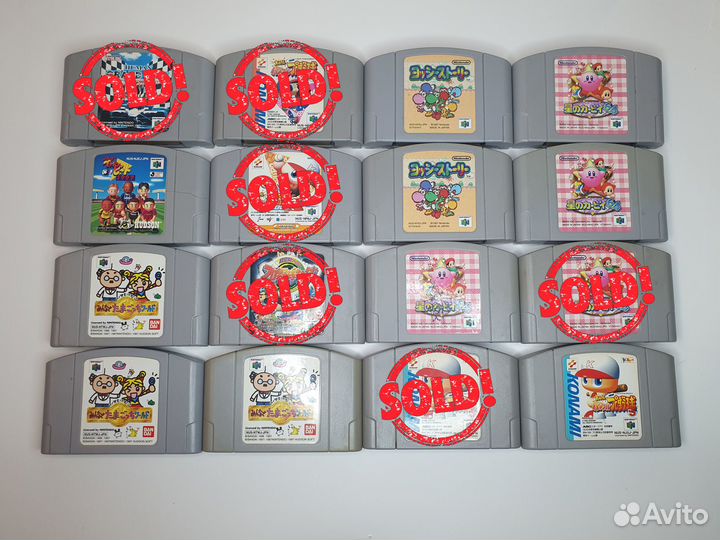 Картриджи Nintendo 64 Original Japan