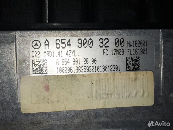Эбу A6549003200 Mercedes 2.0D om654