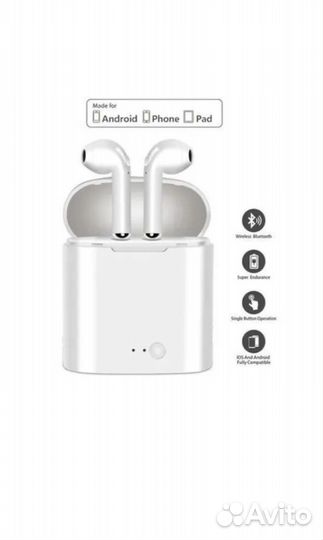 Наушники беспроводные i7s TWS Panda