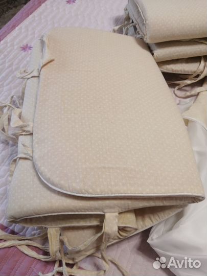 Балдахин, держатель, бортики для кроватки