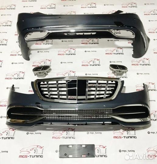 Обвес S-class w222 Maybach + Решетка B