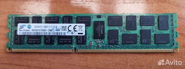 Озу Samsung DDR3 ECC REG 8Gb 1866MHz