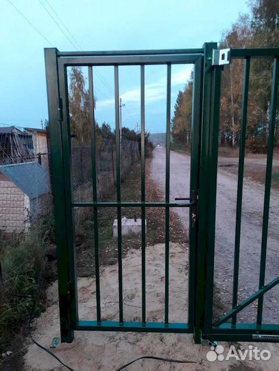 Ворота откатные, ворота распашные под ключ