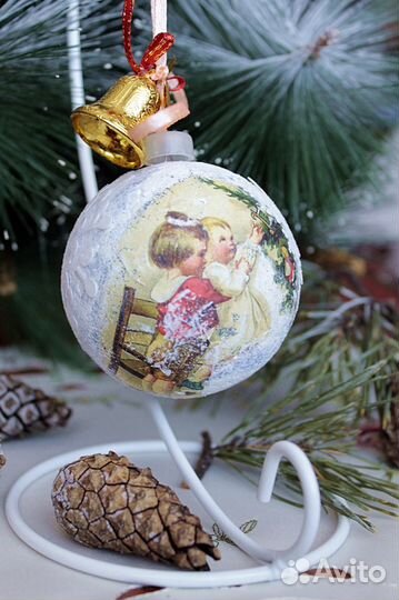 Ёлочные игрушки елочные шары ручной работы