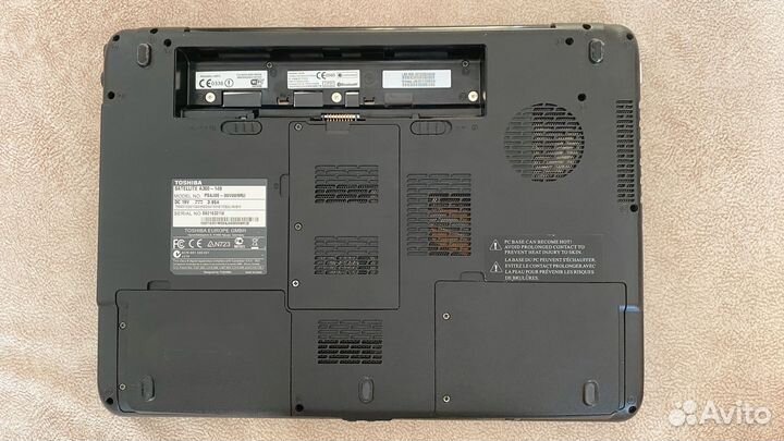 Ноутбук toshiba на запчасти