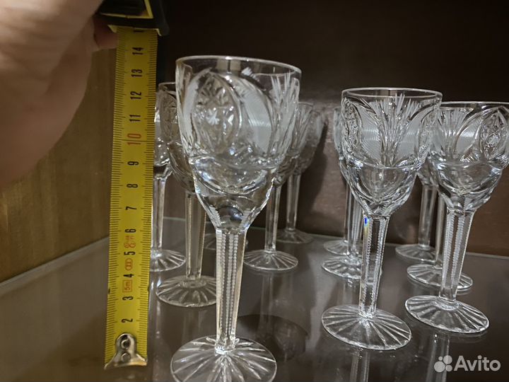 Хрустальные рюмки СССР