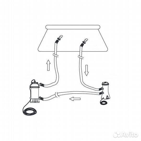 Нагреватель д/басс электрический 3 кВт Intex 28684