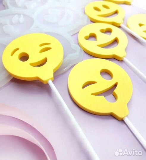 Молд силиконовый Смайлики