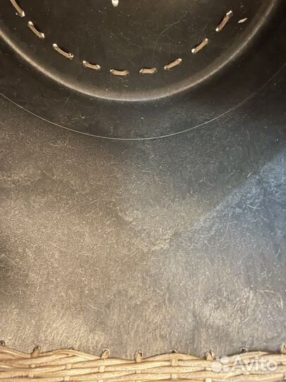 Кашпо из ротанга для цветов уличное