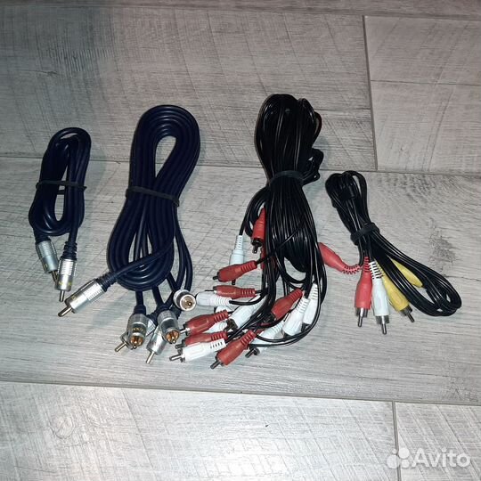 Аудио кабель Jack, RCA. Видео S-video, scart, RCA