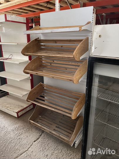 Стеллаж торговый под хлеб 100х50х220