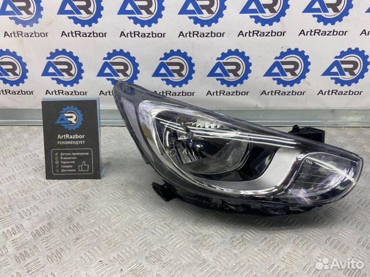 Фара правая Hyundai Solaris 1