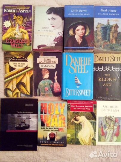 Много книг на англ разных жанров