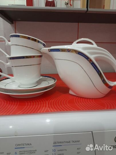 Сервиз 5 предметов,фарфор,CHN&CHN