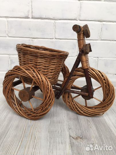 Кашпо, подставка для цветов «Велосипед»