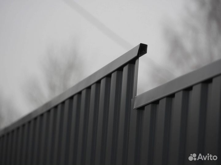 Забор из профнастила доставка монтаж
