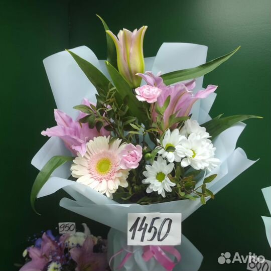 Нежные букеты роз,гербер,ромашек,хризантем,гвоздик