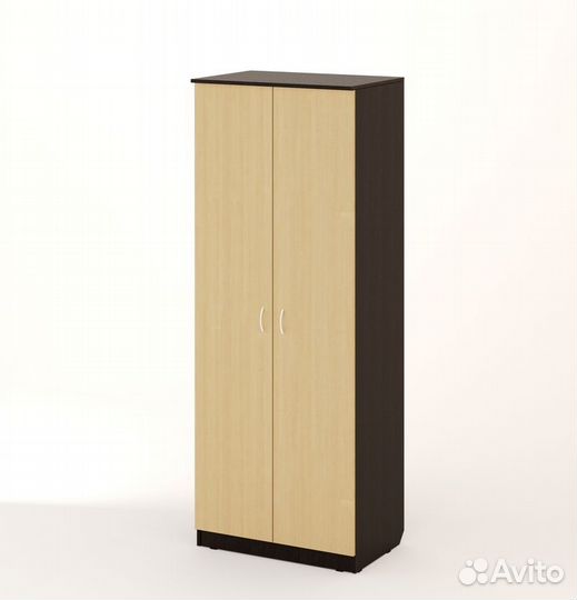 Шкаф распашной 2-х створчатый №2 (Венге/Беленый ду