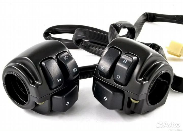 Пульты на руль Harley черный для мото