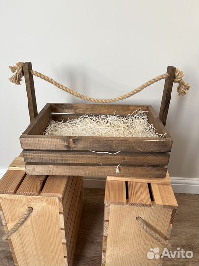 Ящик деревянный подарочный