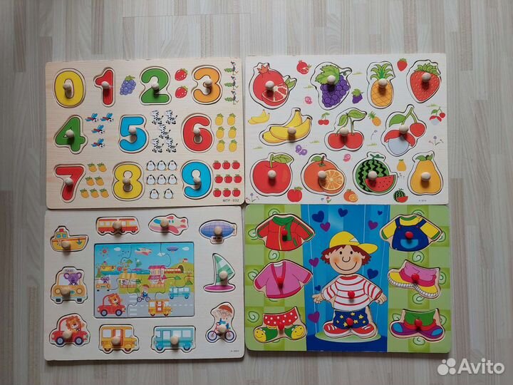 Пазлы вкладыши