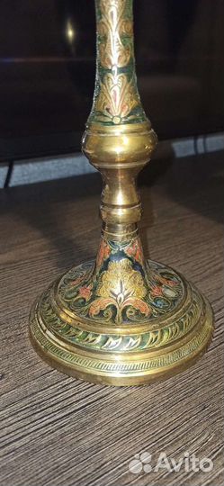 Подсвечник латунь Индия