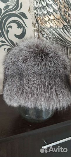 Шапка из чернобурки 57 58 объем