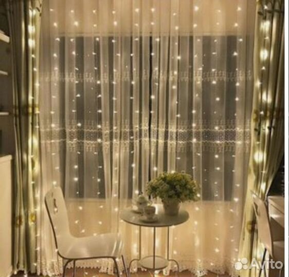 Гирлянда штора