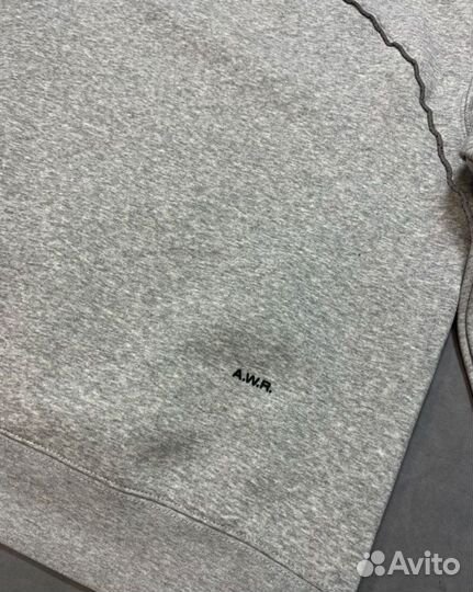 Худи Nike tech fleece серая