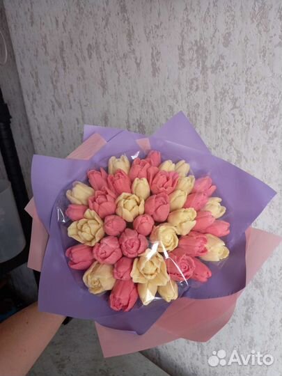 Съедобные букеты из шоколада