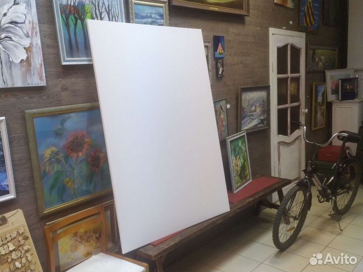 Холст на подрамнике грунтованный