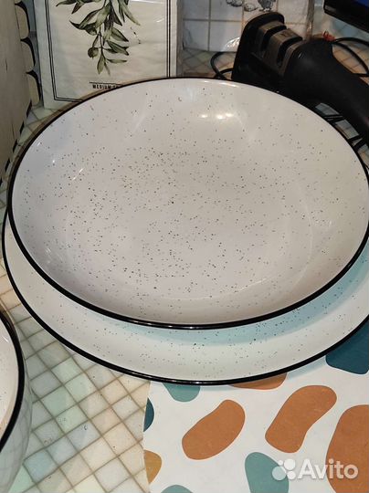 Тарелка белая Hm Home