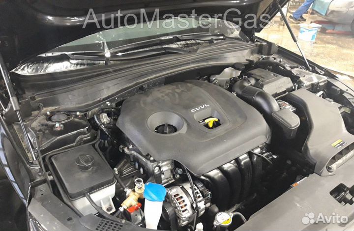 Установка гбо на Kia Optima (метан)