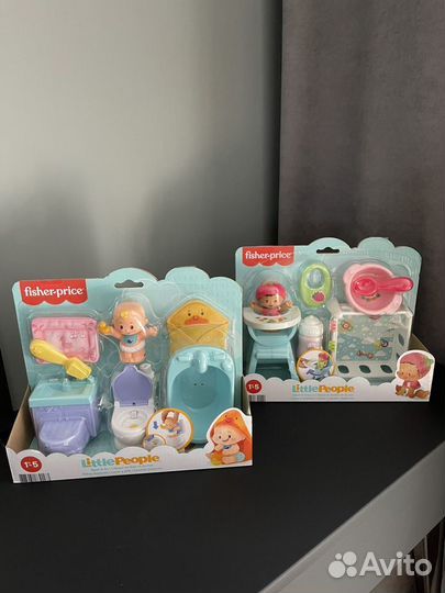 Новые игровые наборы Fisher price Little people