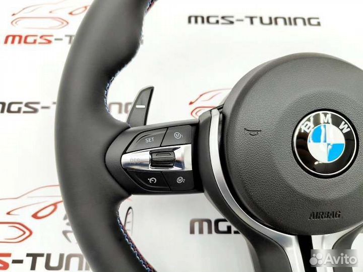 Руль стиль M5 + подушка BMW 5 серия F10 F07 GT ф10