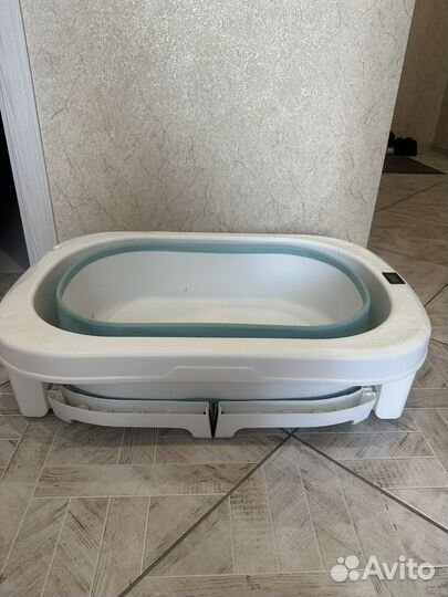 Детская ванночка для купания с подставкойи гамаком