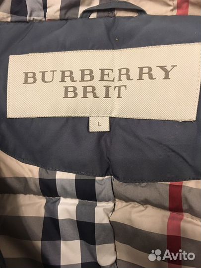 Парка пуховик Burberry brit