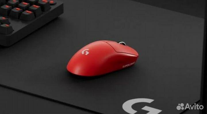 Logitech g pro x superlight red