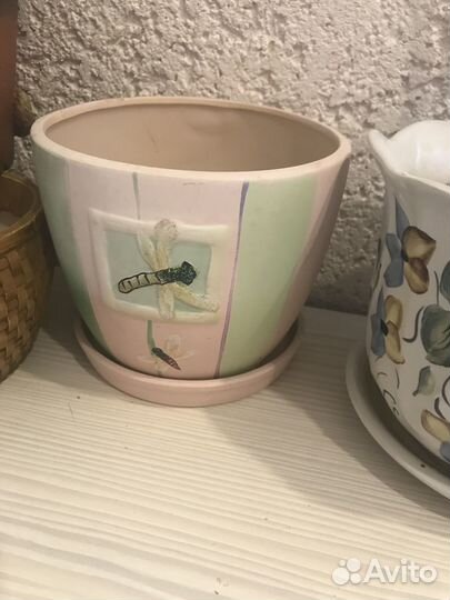 Цветочные горшки керамика