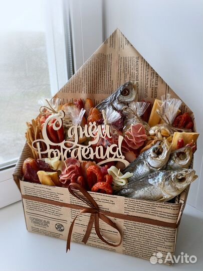 Съедобные мужские букеты