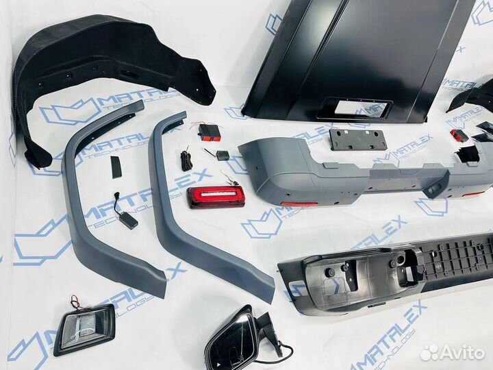 Комплект обвеса на mercedes w463 amg (2019+)