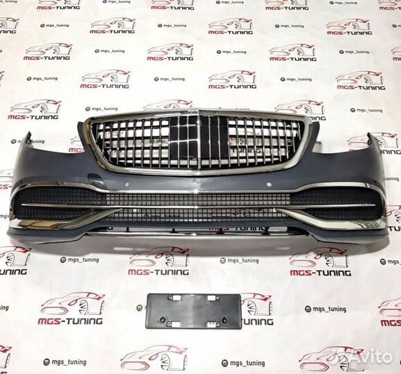 Бампер с решеткой S-class w222 17-н.в. Maybach