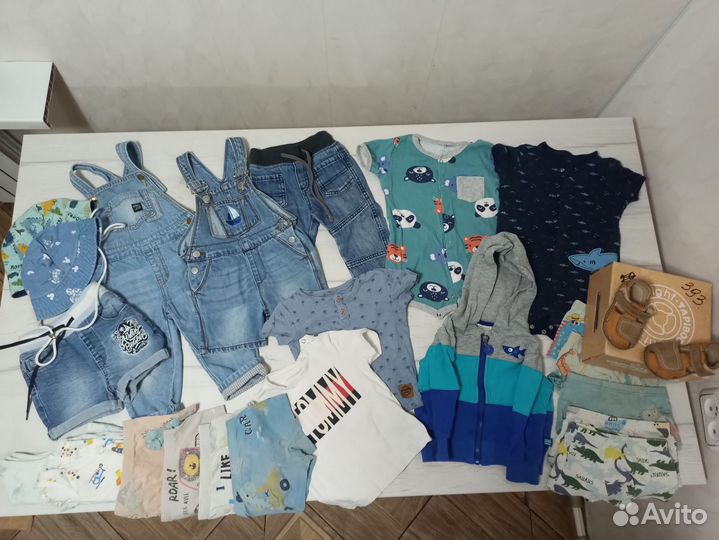 Пакет вещей для мальчика 80 86 и сандалии tappiboo