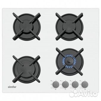 Поверхность Simfer черное белое стекло