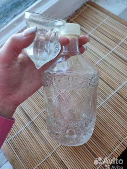 Кувшин стекло для воды. Графин для водки