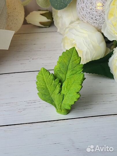 Силиконовая форма Лист для шоколада, зефира, мыла